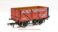 OR76MW7027 Oxford Rail 7 Plank Open Wagon number 1000 - Milner Thomas and Co London